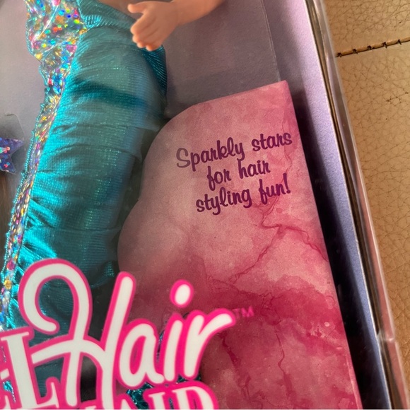NIB Mattel Jewel Hair Mermaid Doll with Gold Crown and Blue Outfit - Picture 5 of 12